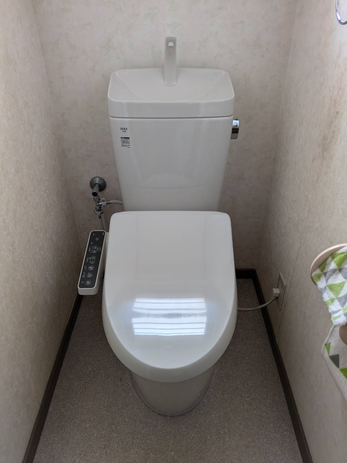 山口県光市　戸建て住宅のトイレ交換